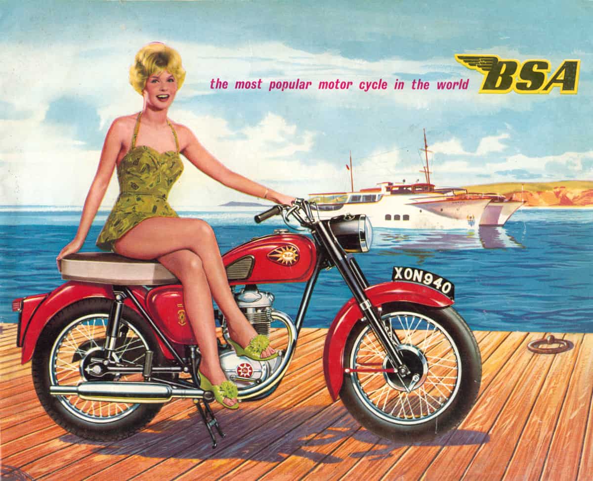 vintage motor & scooter advertenties