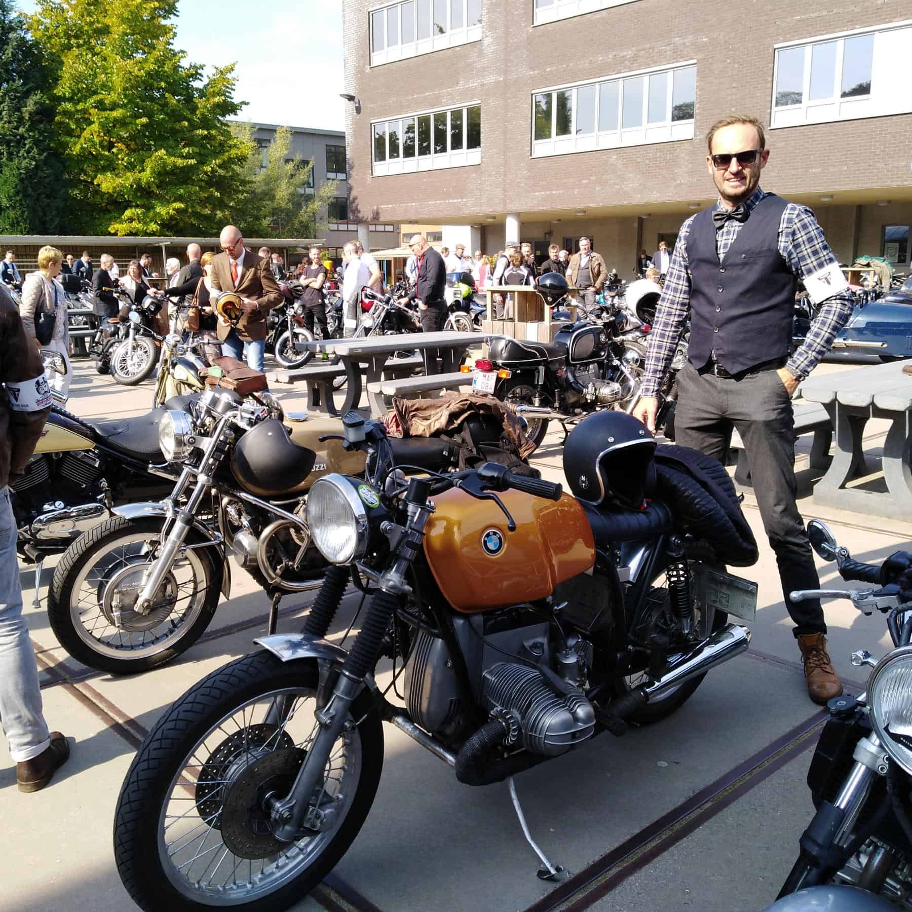 Distinguished Gentlemen's Ride in België en Nederland, met Peter Torfs en zijn BMW R100