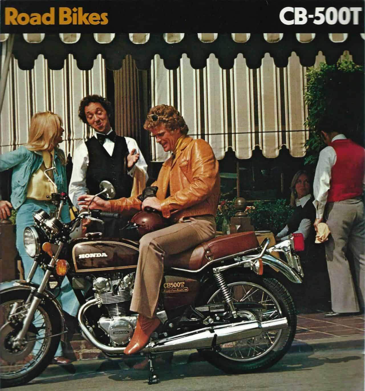 Honda CB vintage advertising