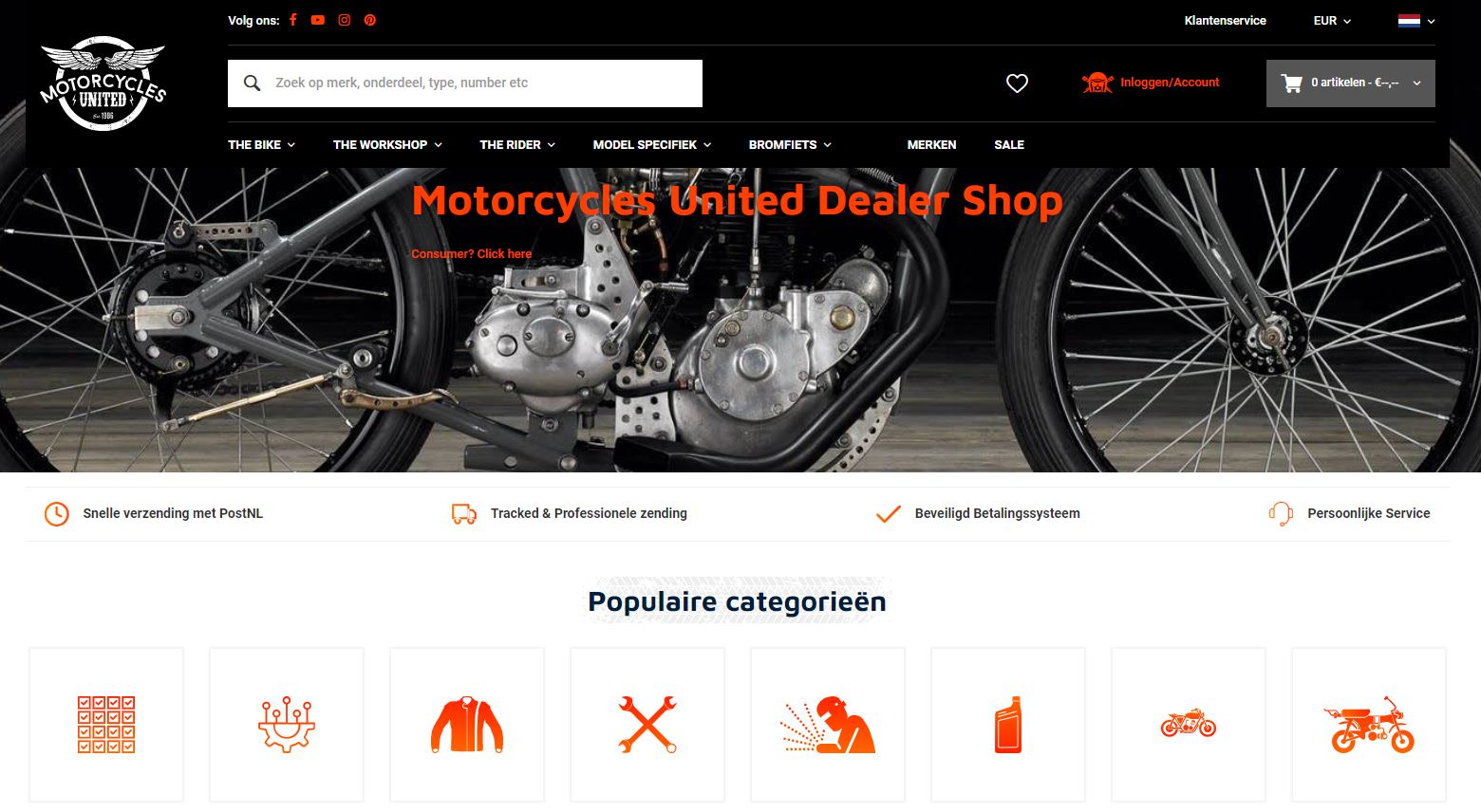 Motorcycles United online motorshop