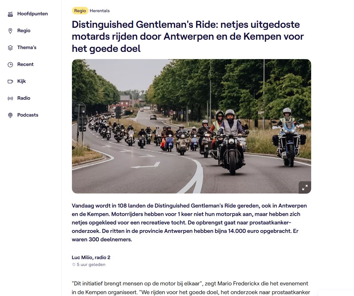 DGR 2025 op de VRT